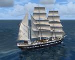 Pilotable French Barque BELEM With AI-Model